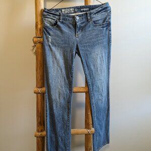 Massimo Supply Co Boot Cut Jeans Medium Blue